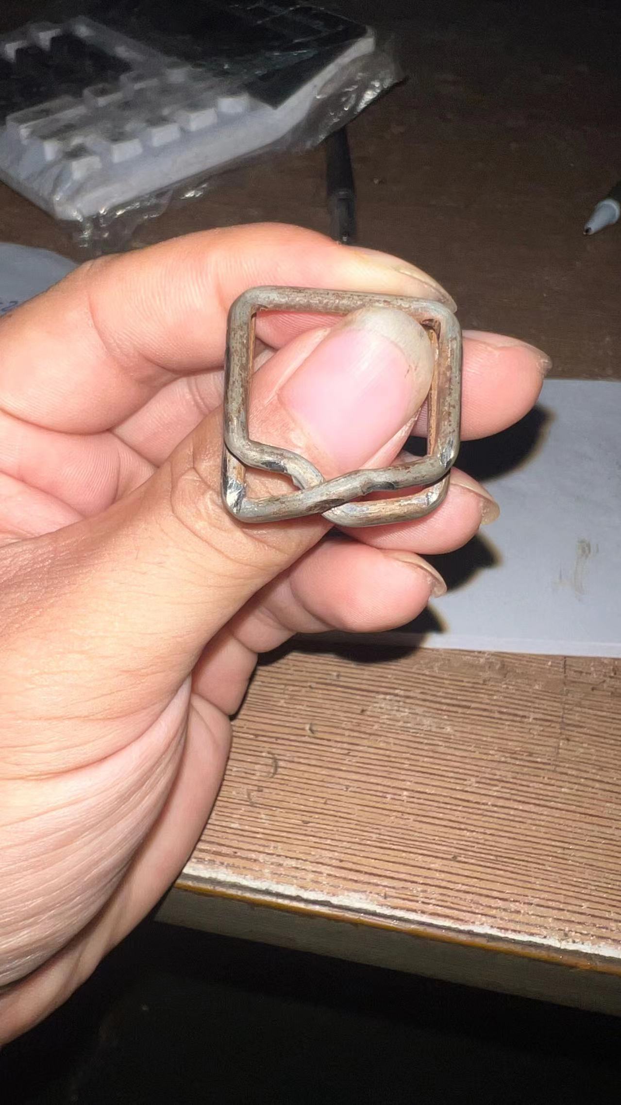 Cord strapping buckle 16 mm