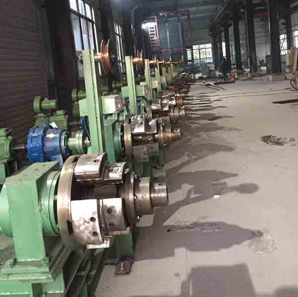 Steel strapping tempering production line