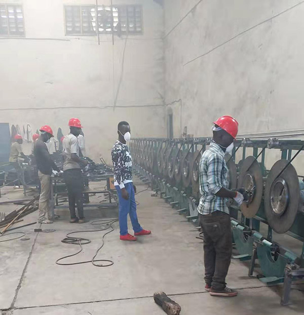 Steel strapping tempering production line