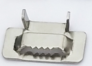 Stainless steel banding tiger teeth buckle